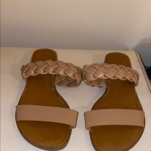 Braided Tan Women's Sandals